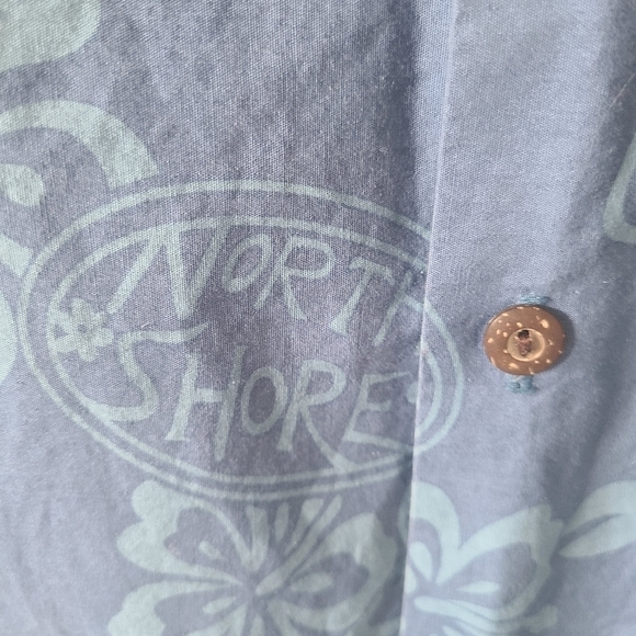 VINTAGE WINNIE Fashion Button Down Hawaiian Print Surf Men's Shirt Size L - Picture 6 of 6